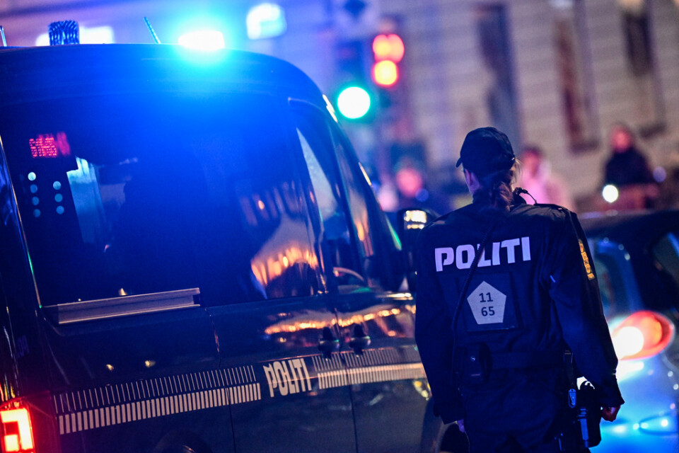 Dansk polis sköt mot svenska bilar. Arkivbild.