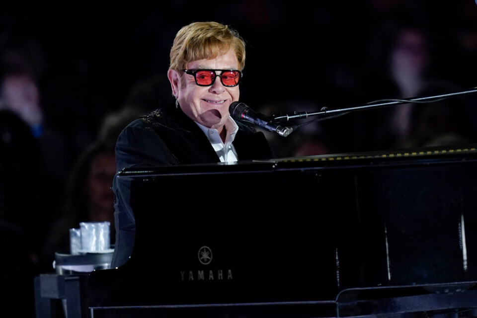 Elton John finns nu på en spelplattform nära dig. Arkivbild.