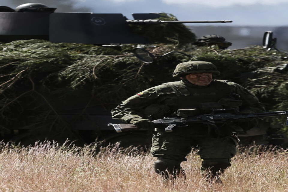 På bilden syns en soldat i samband med en Natoövning i Lettland. Bilden hänger inte ihop med artikeln.