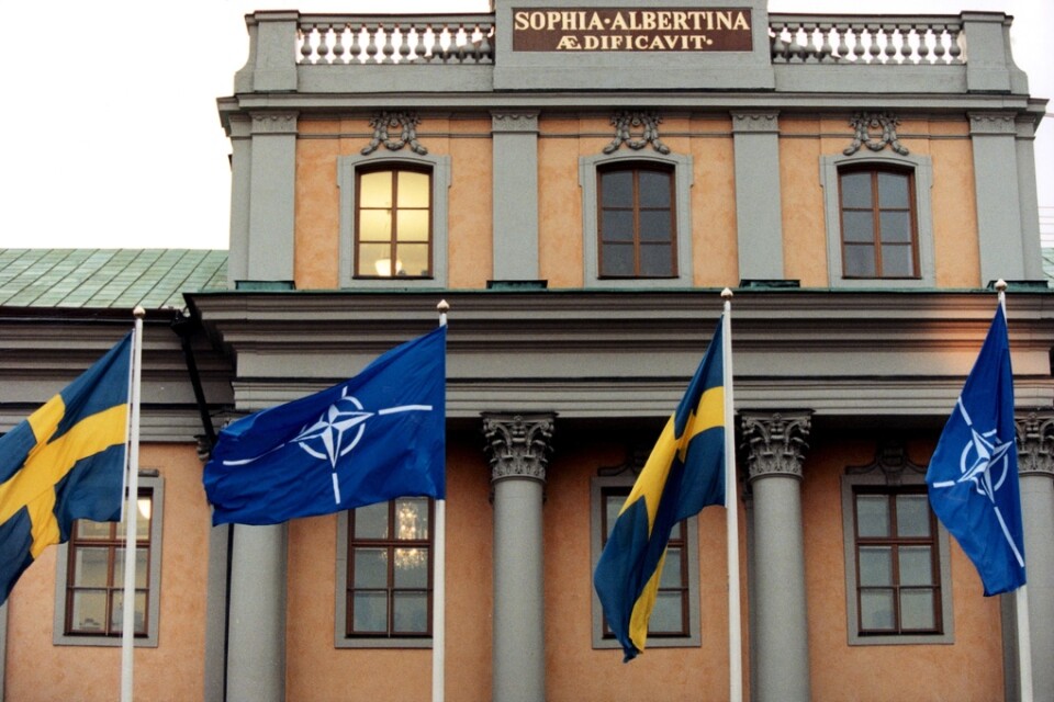 Först när det säkerhetsläget försämras dramatiskt öppnar svensk säkerhetspolitik för Nato-anslutning. Arkivbild.