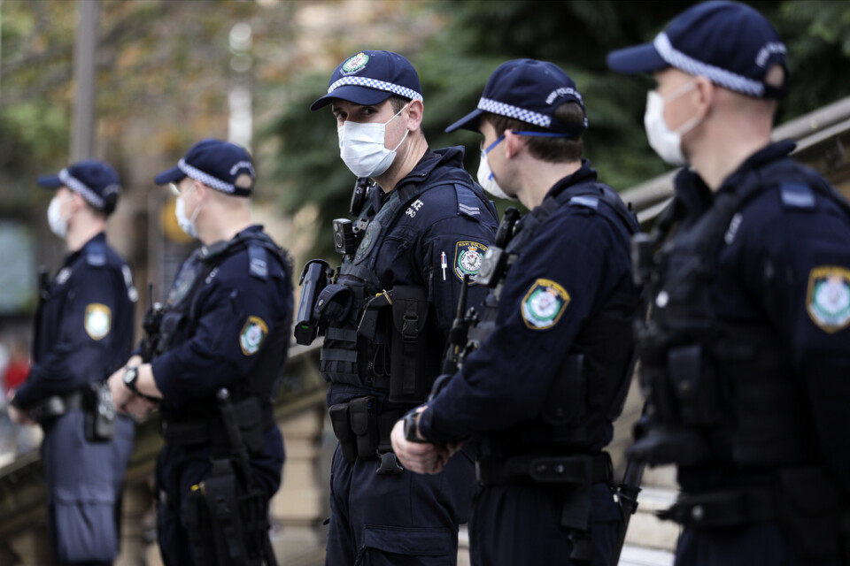 Runt 1 000 poliser ska förhindra nya coronaprotester i Sydney.