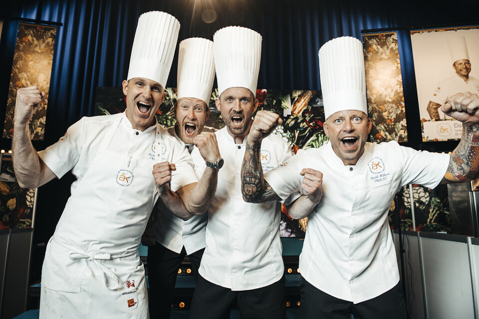 Kockarna Ola Wallin, Alexander Sjögren, Daniel Müllern och Martin Moses har alla gått vidare till andra finaldagen av Årets kock 2019.