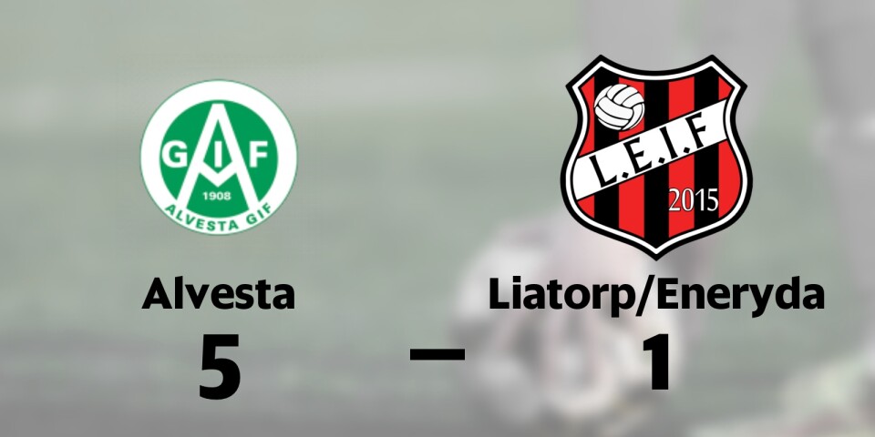 Formstarka Alvesta tog ny seger mot Liatorp/Eneryda