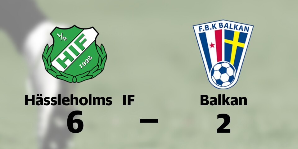 Tre mål av Elias-Ramin Karimi när Hässleholms IF vann