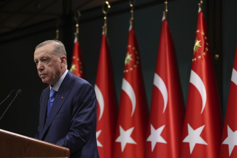 Den turkiska presidenten Erdogan vill inte släppa in Sverige i Nato så länge koranbränningar tillåts.