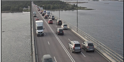 Så var trafikläget på Ölandsbron: ”Ovanligt lugnt”