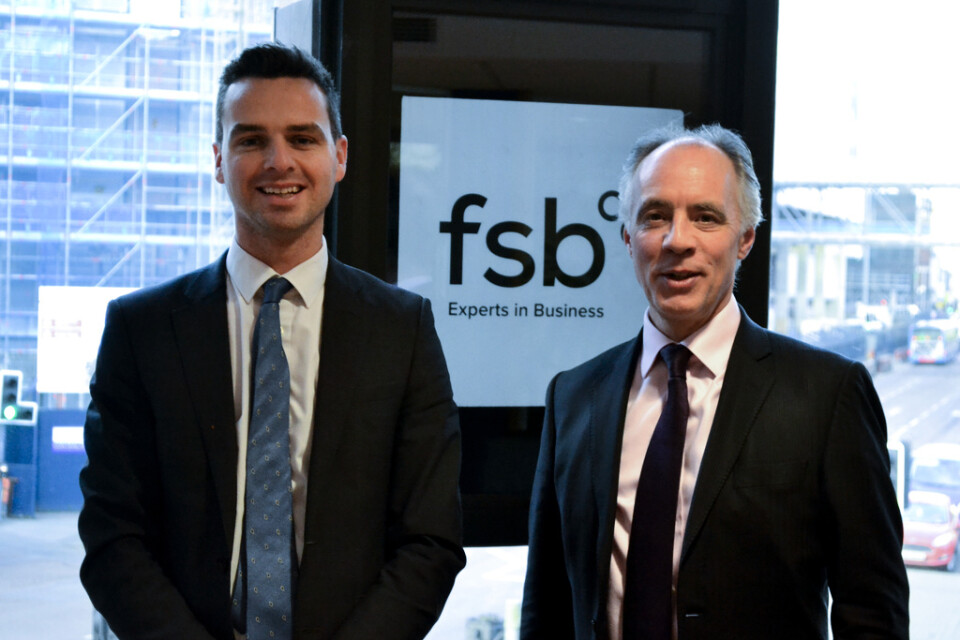 Daniel Donnelly och Roger Pollen arbetar för det brittiska småföretagarförbundet FSB i Nordirland.