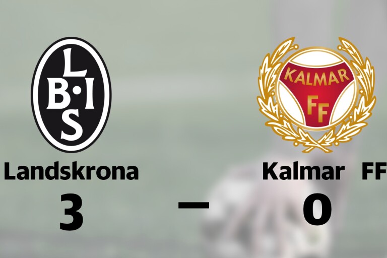Förlust för Kalmar FF i toppmötet med Landskrona