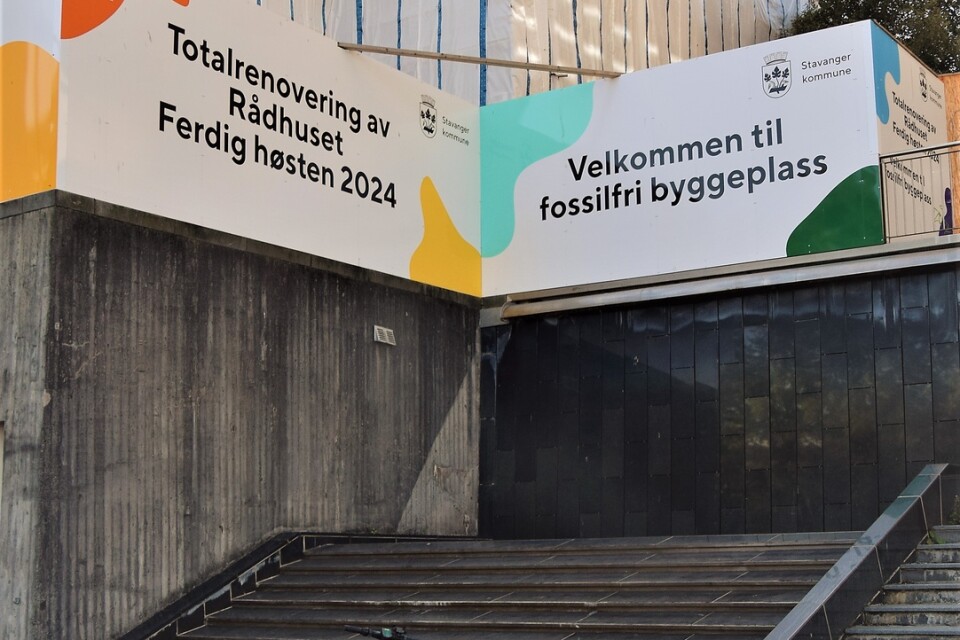 Stavanger bygger nytt rådhus. En fossilfri byggarbetsplats.
