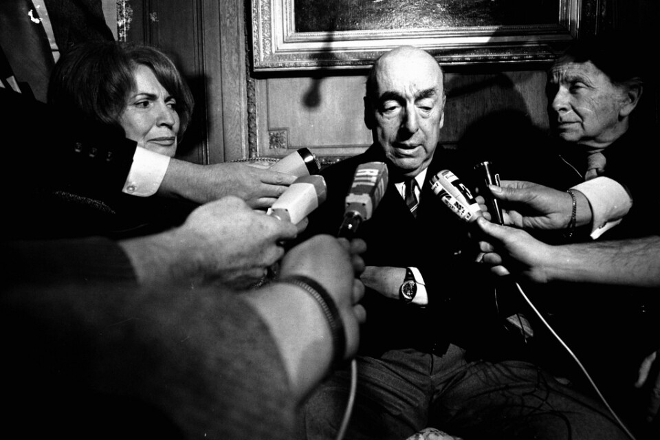 Pablo Neruda var Chiles ambassadör i Frankrike när han fick Nobelpriset i litteratur 1971.