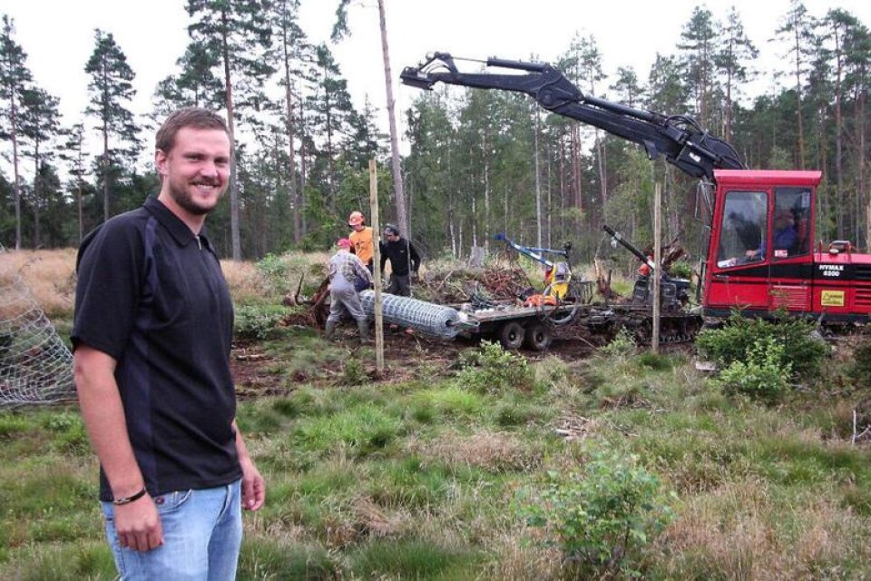Jerker Andersson är initiativtagare till etableringen av Naturbruksgymnasiet Svenljungas jaktcenter.