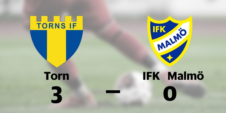 Torn segrade mot IFK Malmö på hemmaplan