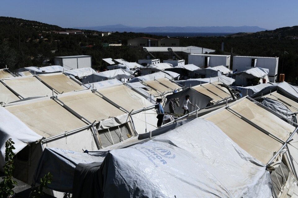 Flyktinglägret Moria är ett av Greklands största. Nu planerar regeringen att ersätta det och ytterligare två läger med nya anläggningar. Arkivbild.