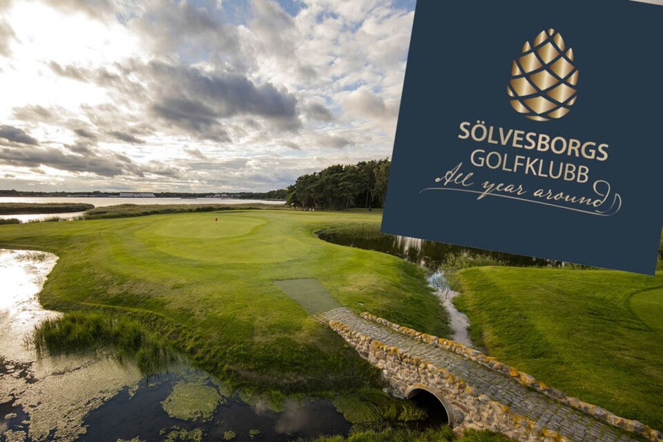 Så ser den nya logotypen för Sölvesborgs Golfklubb ut.