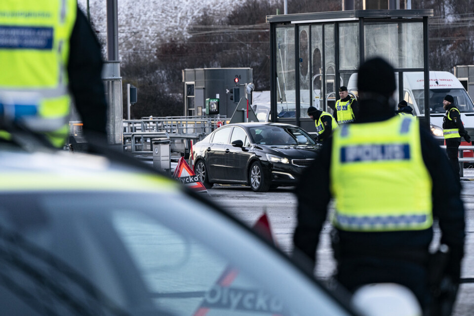Drygt 16|000 personer har avvisats vid gränskontrollerna i Skåne sedan inreserestriktionerna för resande från Danmark infördes i december i fjol. Arkivbild.