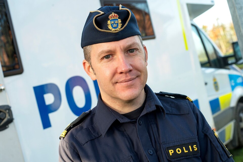 nye kommunpolisen Kristianstad Martin Thornell.