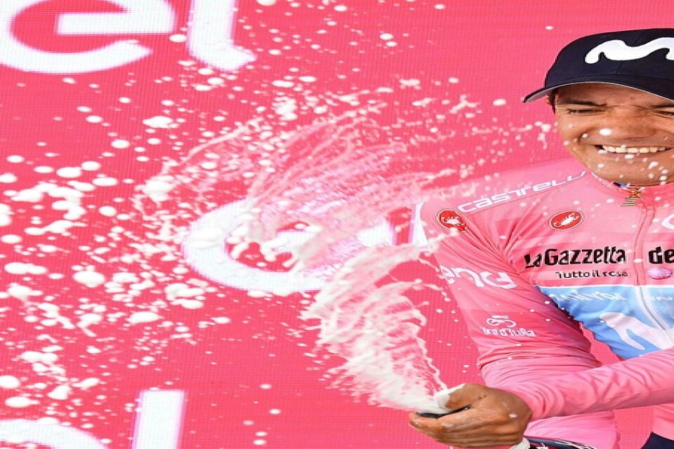 Richard Carapaz, Ecuador, behåller ledningen i Giro d'Italia.