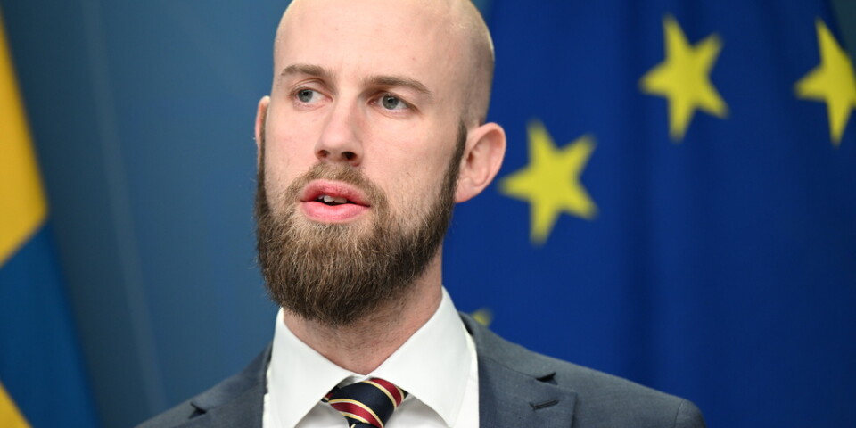 Carl-Oskar Bohlin (M), minister för civilt försvar.