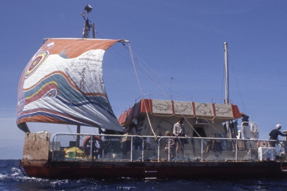 Dokumentären Flotten kastar nytt ljus på experimentet ombord på Acali 1973. pressbild