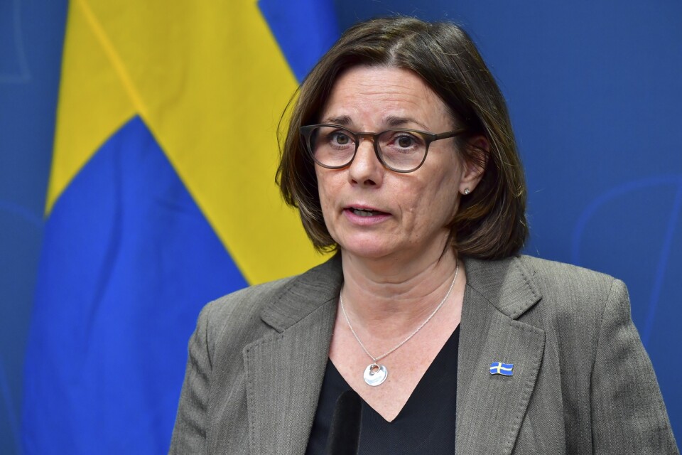 Miljö- och klimatminister Isabella Lövin (MP). Arkivbild.
