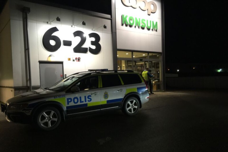 Coop Konsum i Kolberga rånades på torsdagen.