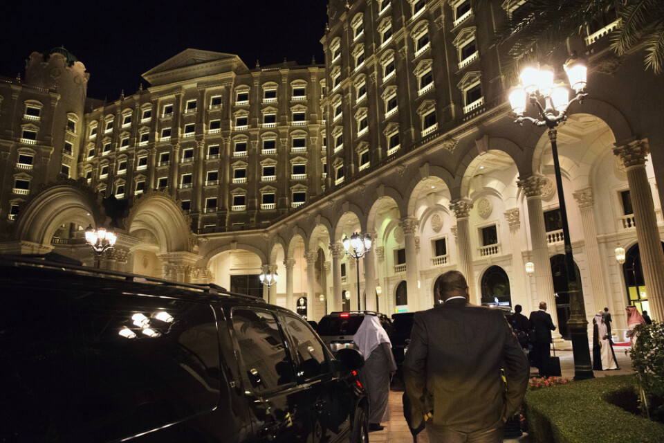 Ogifta män och kvinnor tillåts dela hotellrum i Saudiarabien. Här Ritz Carlton i huvudstaden Riyadh. Arkivbild