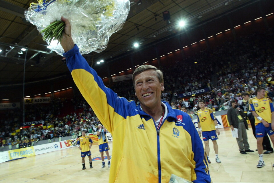 Tidigare förbundskaptenen för det svenska handbollslandslaget Bengt Johansson har avlidit efter en tids sjukdom. Arkivbild.