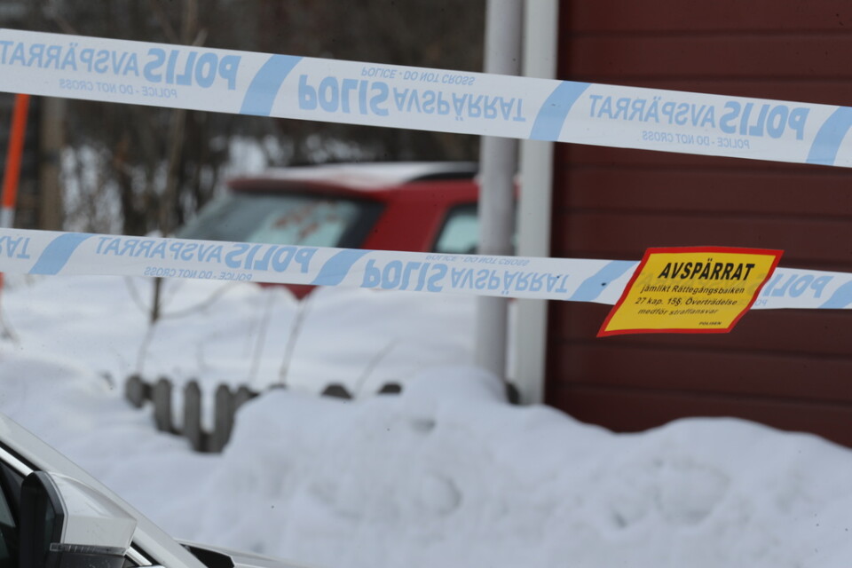 En man åtalas för ett dubbelmord i Luleå tidigare i år. Arkivbild.