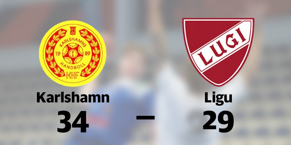 Karlshamns HF vann mot Ligu