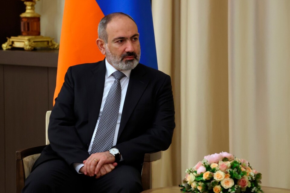 Armeniens premiärminister Nikol Pasjinjans. Arkivbild.