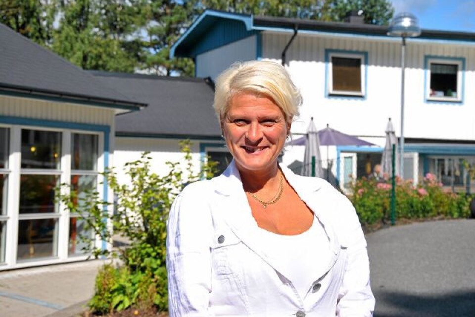 Birthe Björkenstock är ny verksamhetschef på privata vårdhemmet Backebo i Hörja. Foto: Berit Önell