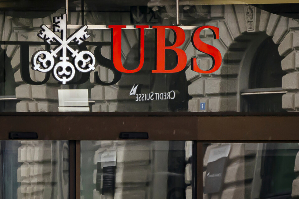 Ett bankkontor tillhörande UBS. Arkivbild.