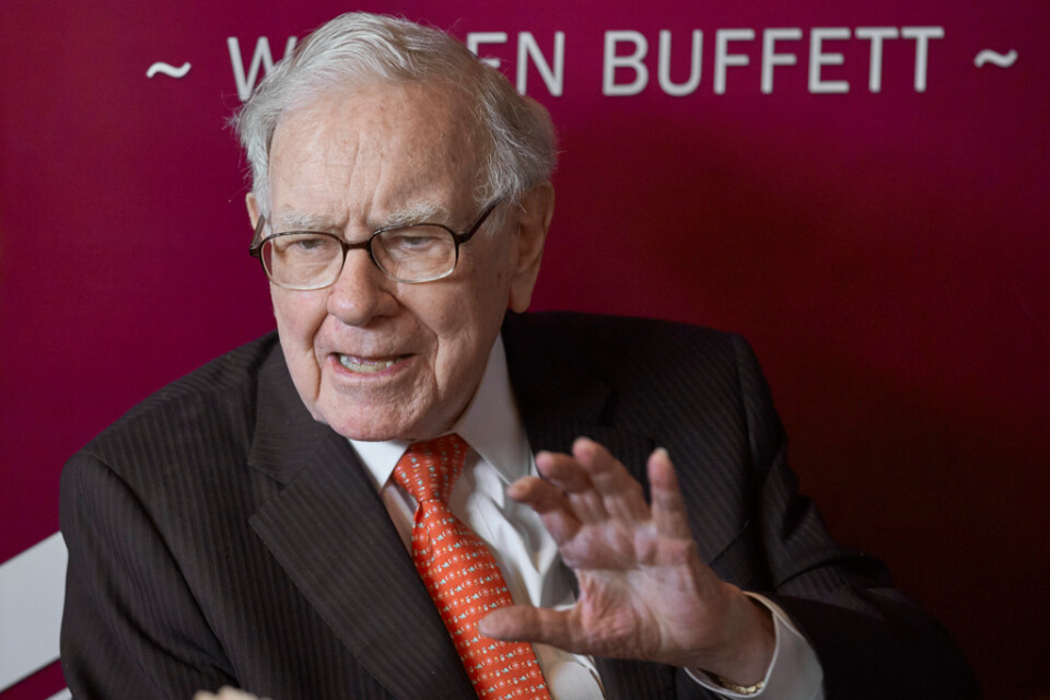 Den amerikanske mångmiljardären Warren Buffett. Arkivbild.