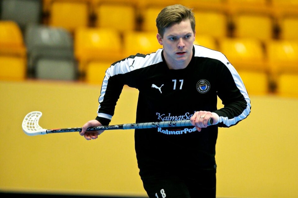 Marcus Johansson har problem med fötterna och är ett osäkert FBC-kort inför hemmapremiären i Kalmar sportcenter. Foto: Henrik Eriksson