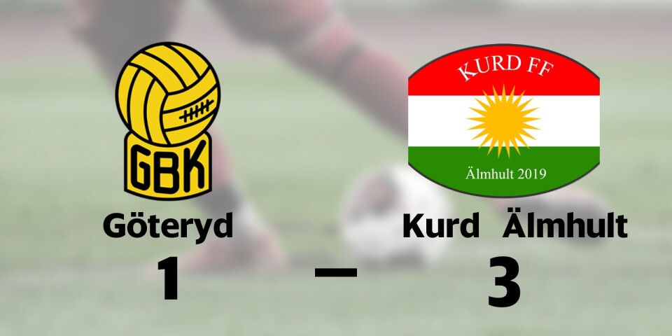 Kurd Älmhult segrare borta mot Göteryd