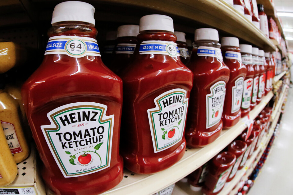 Livsmedelsjätten Kraft Heinz, med ketchup som flaggmärke, går bättre än väntat efter prishöjningar. Arkivbild.