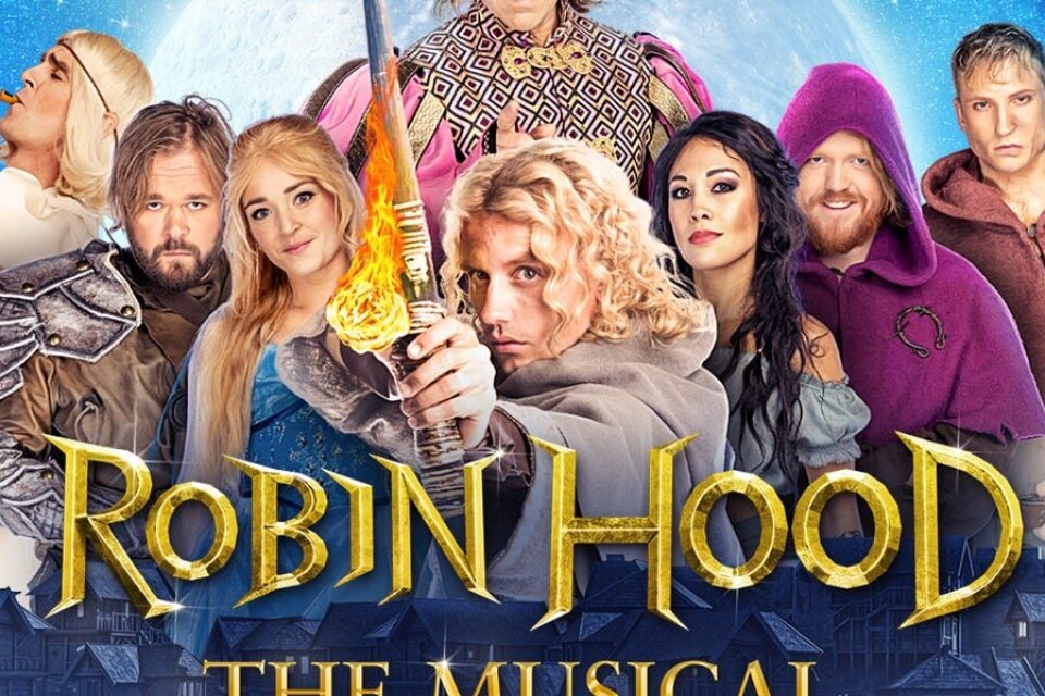 Musikalen Robin Hood, i Kristianstads Arena den 14 mars.