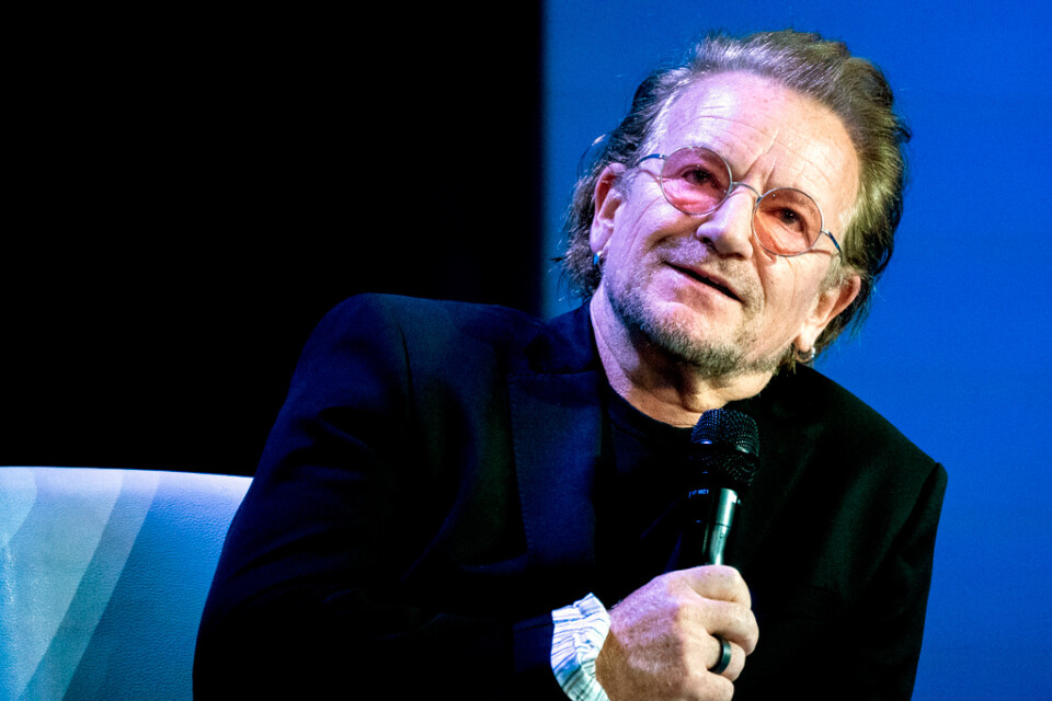 U2:s sångare Bono släppte sin bok i tisdags. Arkivbild.