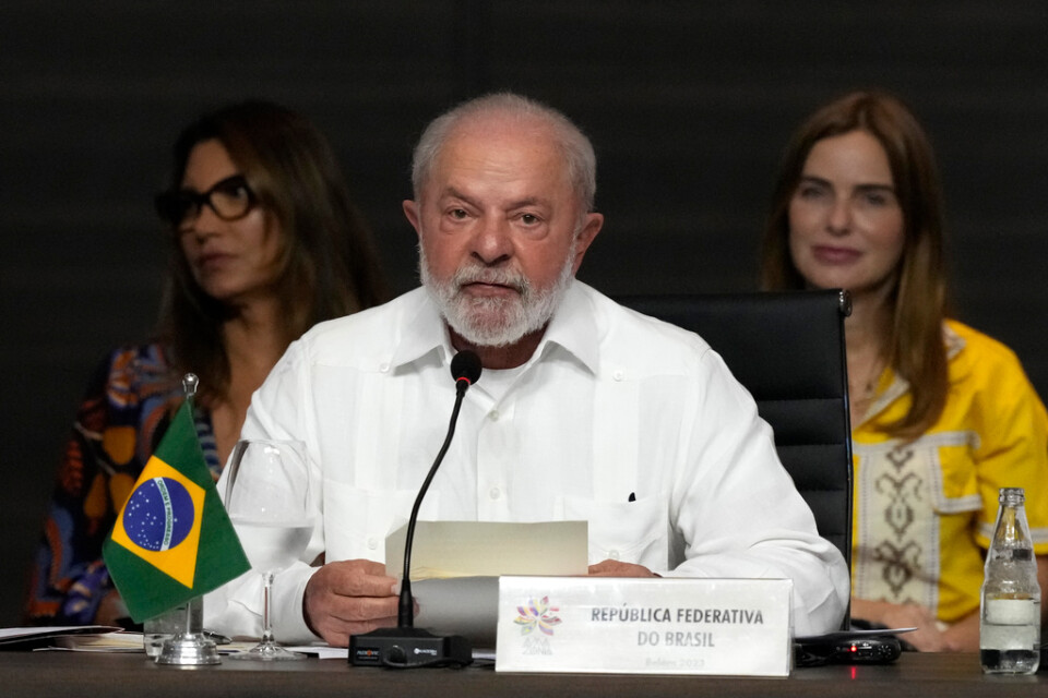 Brasiliens president Luiz Inácio Lula da Silva står värd för toppmötet i Belém.