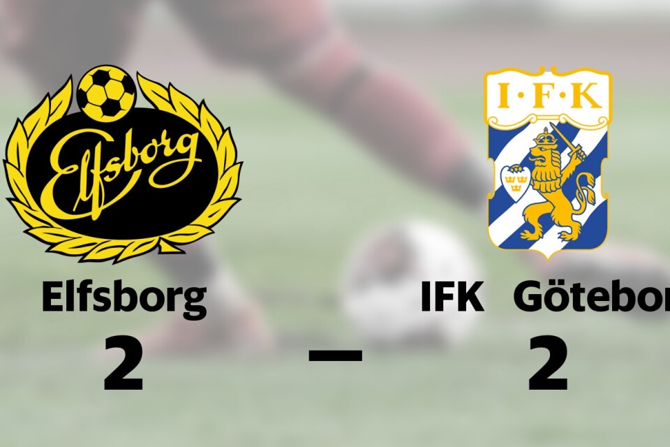 Delad pott när Elfsborg tog emot IFK Göteborg