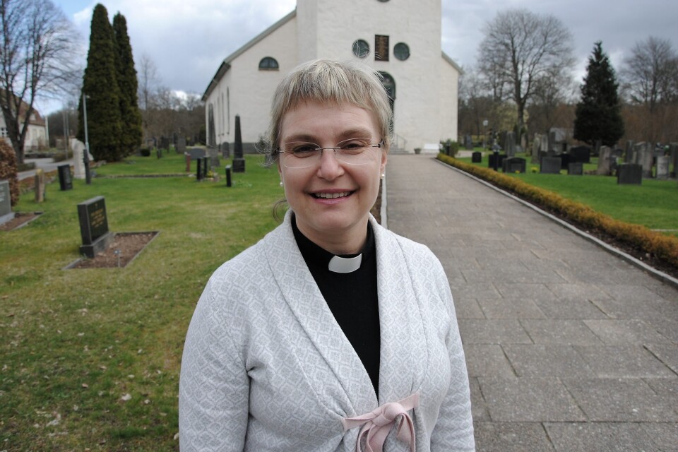 Anna J Evertsson, kyrkoherde i Glimåkra-Hjärsås pastorat.