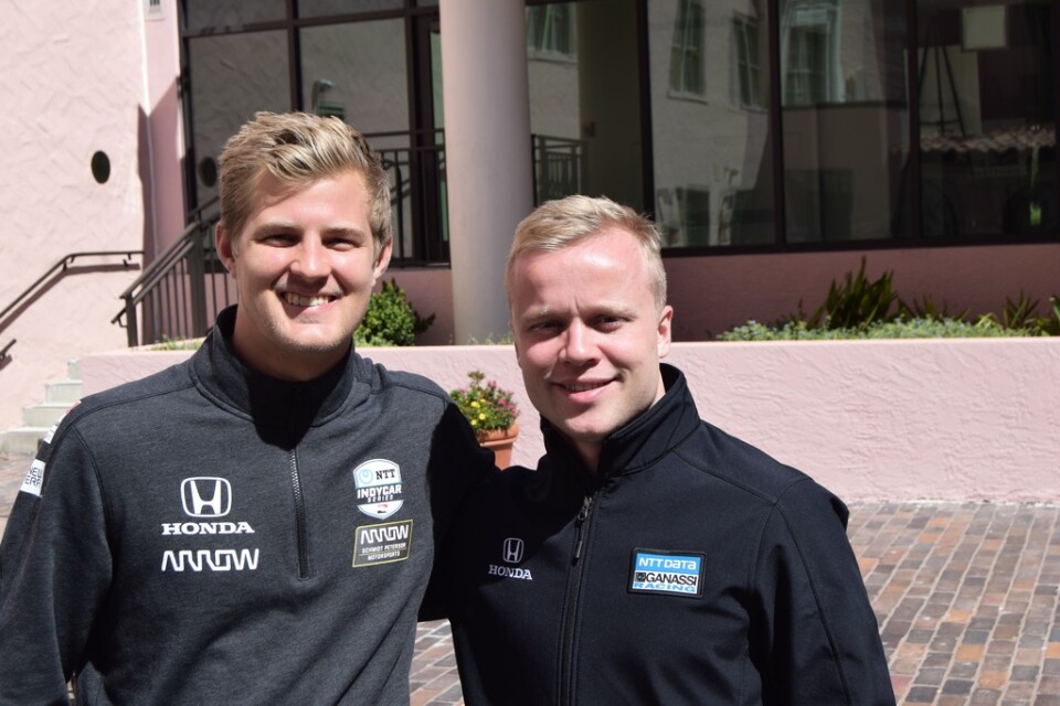 Marcus Ericsson och Felix Rosenqvist får inte tävla i Indycar. Arkivbild.