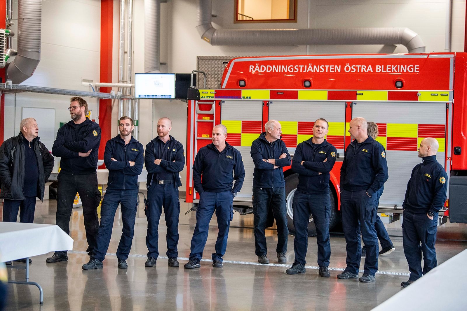 Nya brandstationen i Karlskrona invigdes på torsdagen.