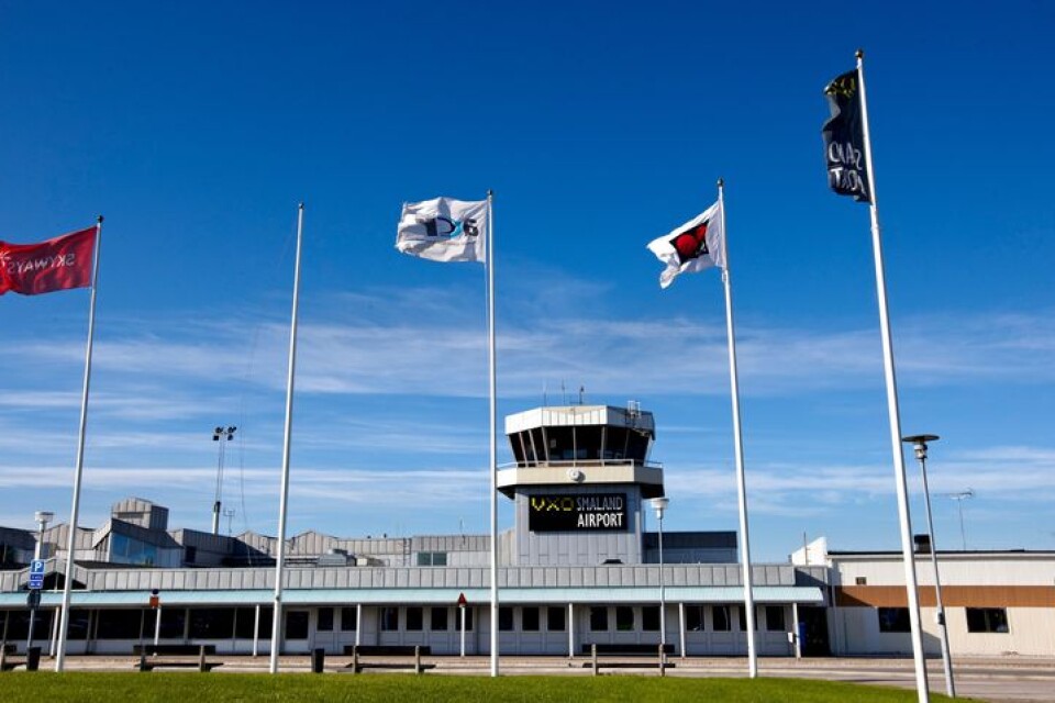 Bilder från Småland airport i Växjö. Flygplats.Foto Mats Samuelsson.