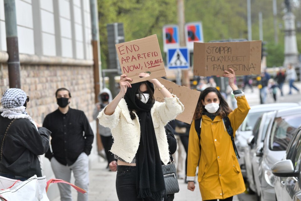 Föreställningar om judars ondska reproduceras under propalestinska demonstrationer i Stockholm.
