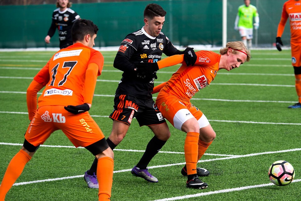Kristianstad FC-Karlskrona. André Kamp