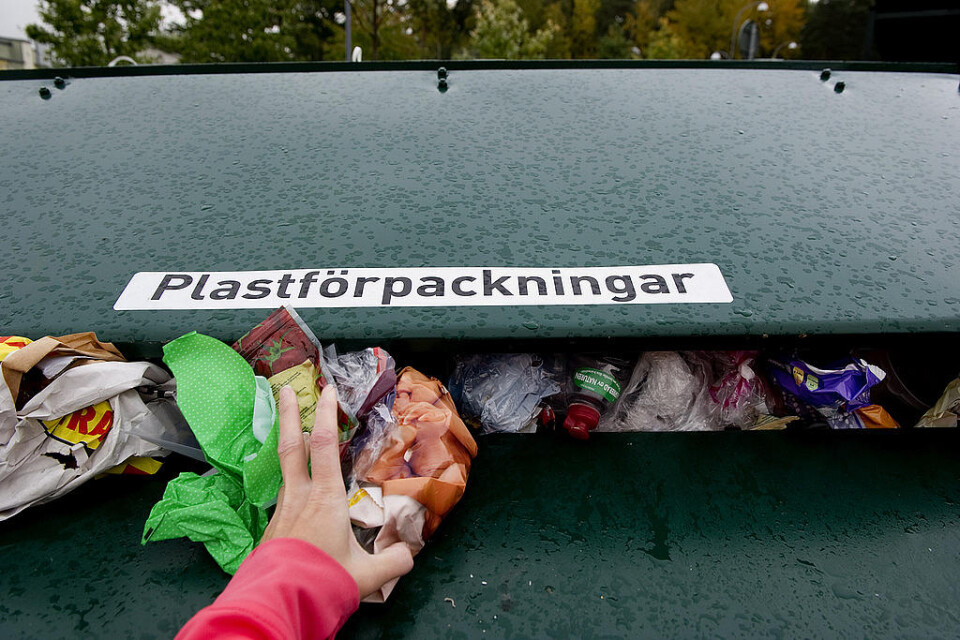 Svenskarna förbrukar allt mer plastskräp – och mindre än hälften återvinns. Arkivbild.