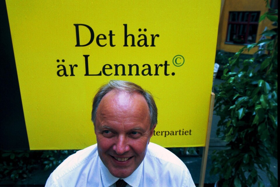 Valrörelsen 1998. Det här är Lennart (Daléus).