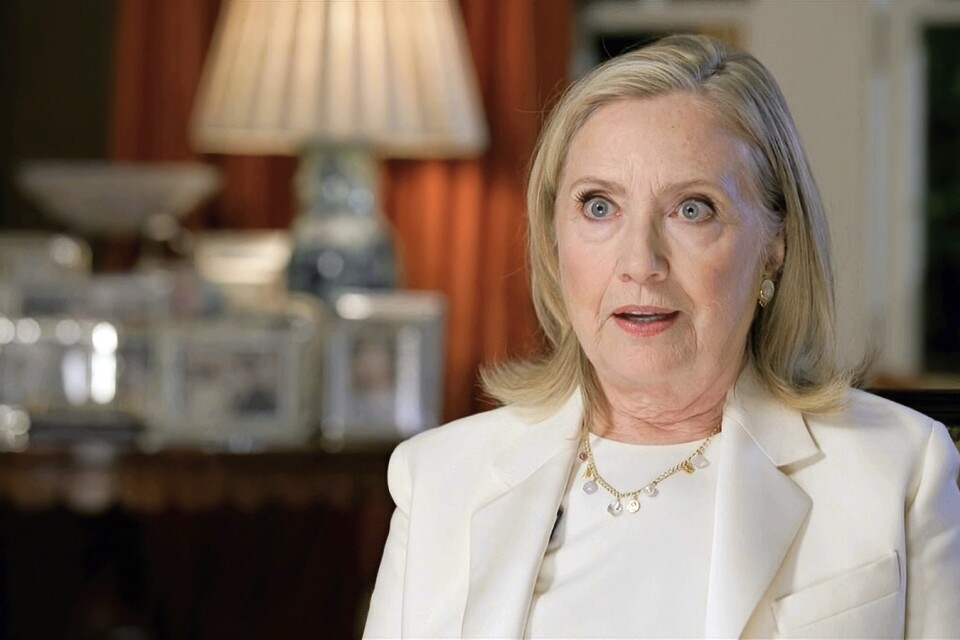 Hillary Clinton blir thrillerförfattare. Arkivbild.