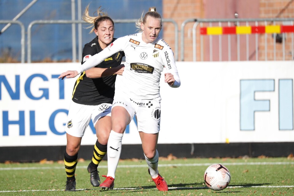 Stina Blackstenius Häcken spelade 0–0 mot AIK.